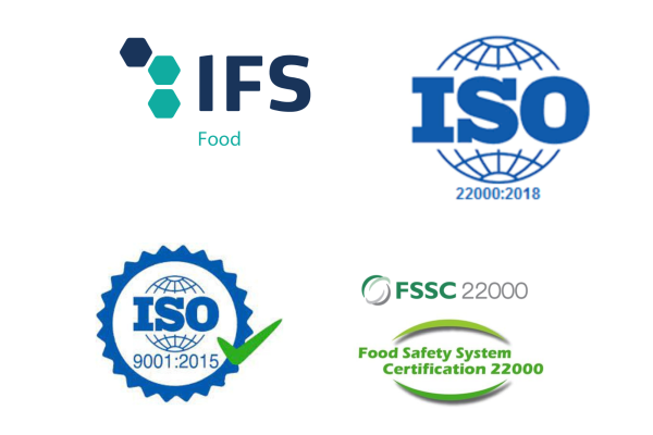 ISO 9001 ISO 22000 IFS FSSC22000